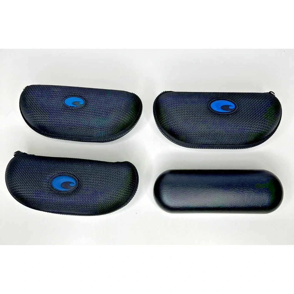Costa Del Mar Oakley Sunglass Case Lot 4 Polishing Cloth zipper